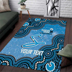 Adelaide Strikers NAIDOC Week 2026 Custom Area Rug 50 Years Deadly Indigenous Art Glitter Effect