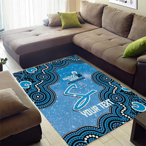 Adelaide Strikers NAIDOC Week 2026 Custom Area Rug 50 Years Deadly Indigenous Art Glitter Effect