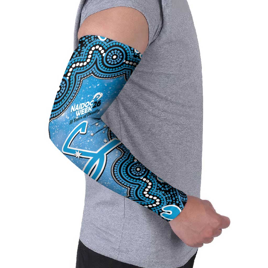 Adelaide Strikers NAIDOC Week 2026 Custom Arm Sleeves 50 Years Deadly Indigenous Art Glitter Effect