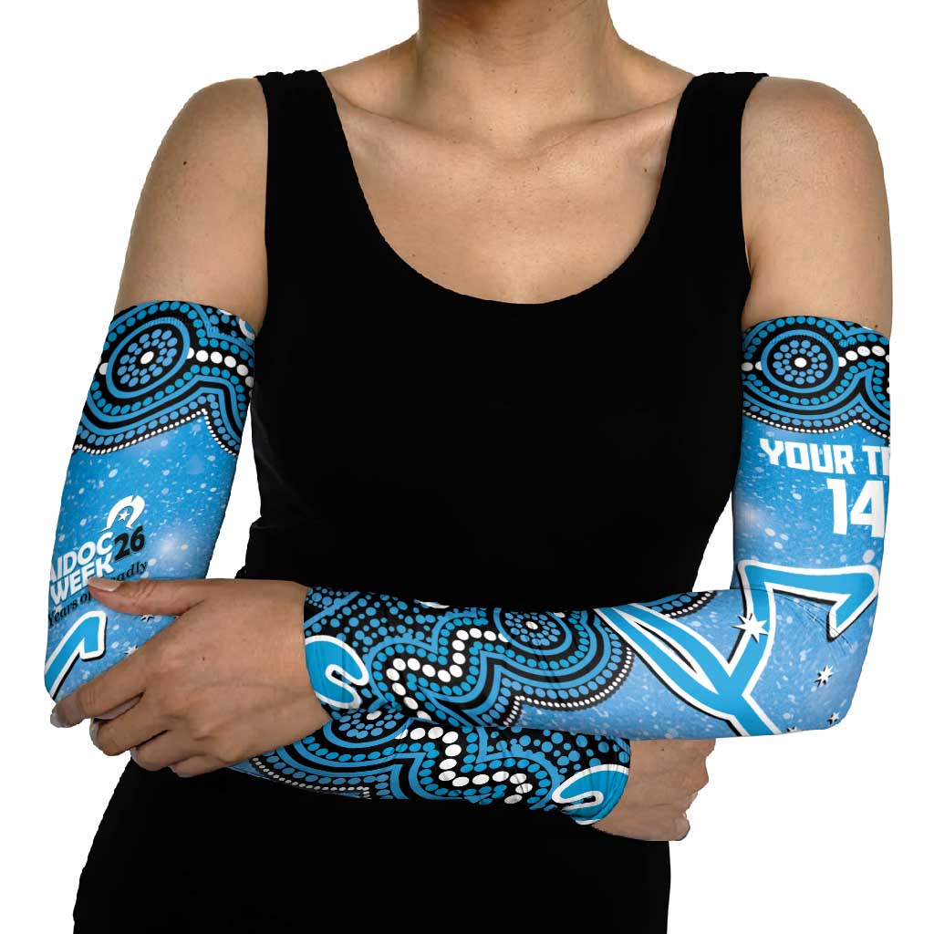 Adelaide Strikers NAIDOC Week 2026 Custom Arm Sleeves 50 Years Deadly Indigenous Art Glitter Effect