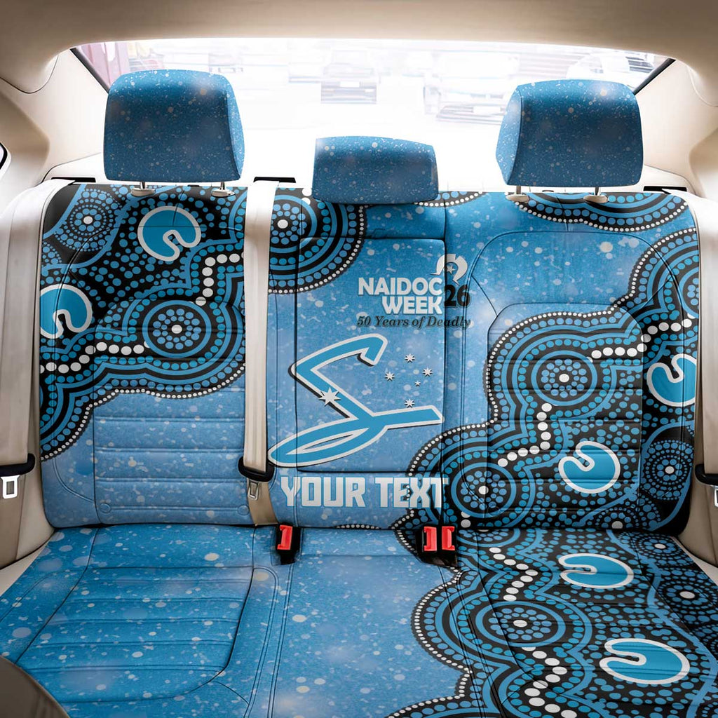 Adelaide Strikers NAIDOC Week 2026 Custom Back Car Seat Cover 50 Years Deadly Indigenous Art Glitter Effect
