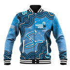 Adelaide Strikers NAIDOC Week 2026 Custom Baseball Jacket 50 Years Deadly Indigenous Art Glitter Effect