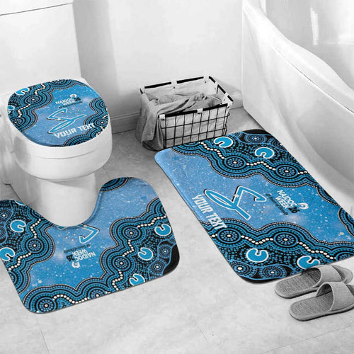 Adelaide Strikers NAIDOC Week 2026 Custom Bathroom Set 50 Years Deadly Indigenous Art Glitter Effect