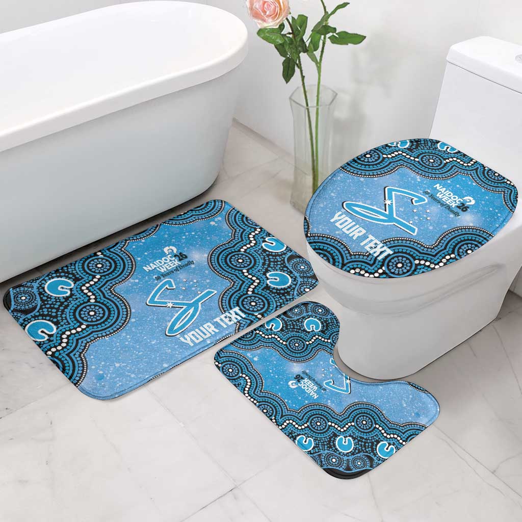 Adelaide Strikers NAIDOC Week 2026 Custom Bathroom Set 50 Years Deadly Indigenous Art Glitter Effect