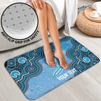 Adelaide Strikers NAIDOC Week 2026 Custom Bathroom Set 50 Years Deadly Indigenous Art Glitter Effect