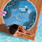 Adelaide Strikers NAIDOC Week 2026 Custom Beach Blanket 50 Years Deadly Indigenous Art Glitter Effect