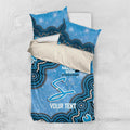Adelaide Strikers NAIDOC Week 2026 Custom Bedding Set 50 Years Deadly Indigenous Art Glitter Effect