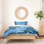 Adelaide Strikers NAIDOC Week 2026 Custom Bedding Set 50 Years Deadly Indigenous Art Glitter Effect