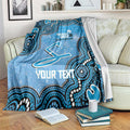Adelaide Strikers NAIDOC Week 2026 Custom Blanket 50 Years Deadly Indigenous Art Glitter Effect