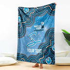 Adelaide Strikers NAIDOC Week 2026 Custom Blanket 50 Years Deadly Indigenous Art Glitter Effect