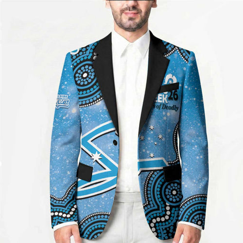 Adelaide Strikers NAIDOC Week 2026 Custom Blazer 50 Years Deadly Indigenous Art Glitter Effect