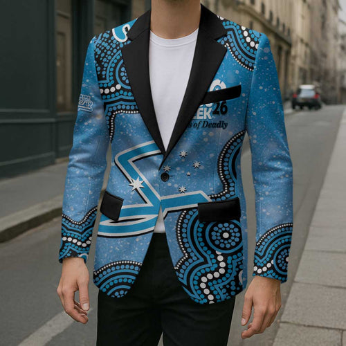 Adelaide Strikers NAIDOC Week 2026 Custom Blazer 50 Years Deadly Indigenous Art Glitter Effect