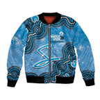 Adelaide Strikers NAIDOC Week 2026 Custom Bomber Jacket 50 Years Deadly Indigenous Art Glitter Effect