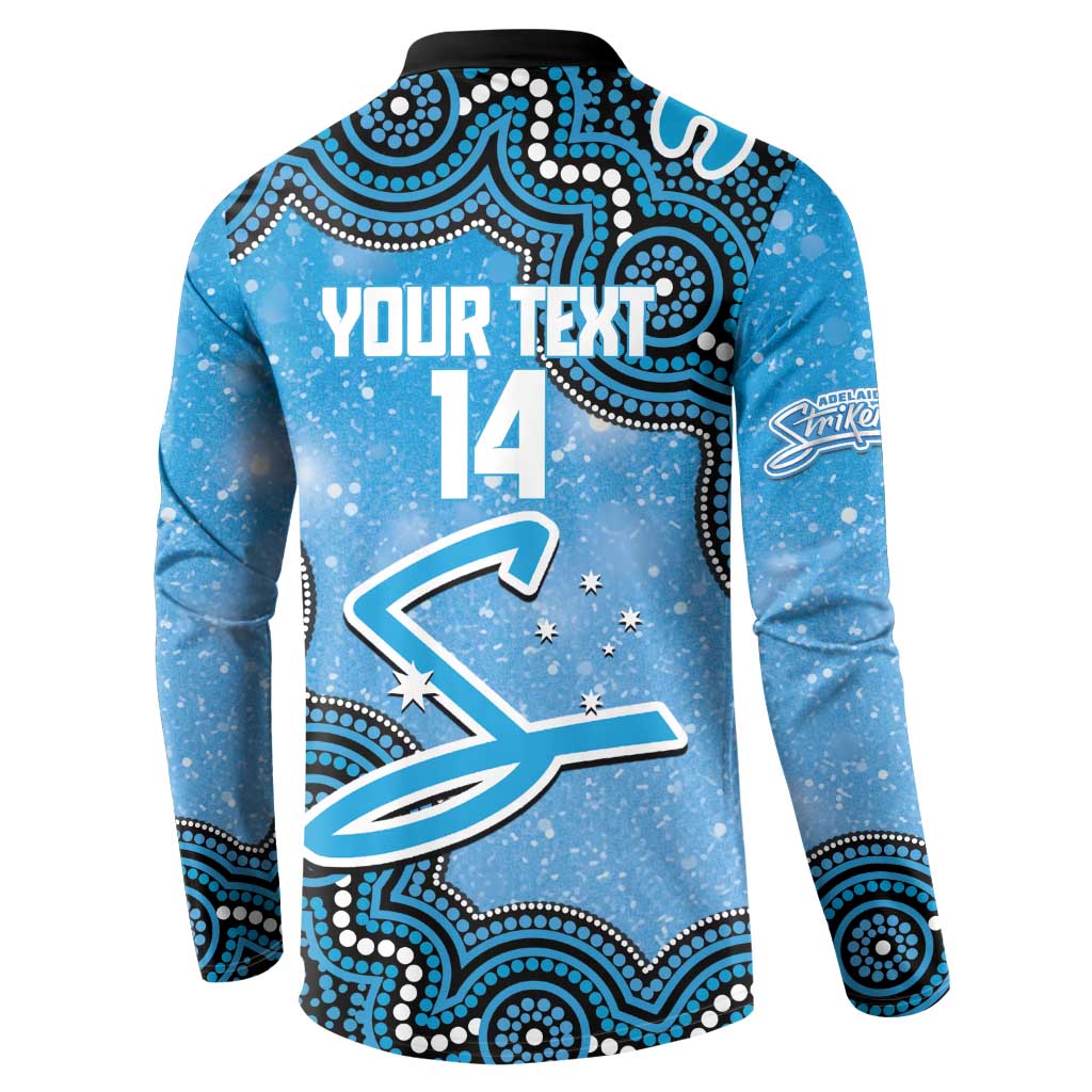 Adelaide Strikers NAIDOC Week 2026 Custom Button Sweatshirt 50 Years Deadly Indigenous Art Glitter Effect