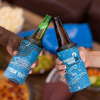 Adelaide Strikers NAIDOC Week 2026 Custom 4 in 1 Can Cooler Tumbler 50 Years Deadly Indigenous Art Glitter Effect