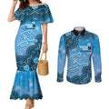 Adelaide Strikers NAIDOC Week 2026 Custom Couples Matching Mermaid Dress and Long Sleeve Button Shirt 50 Years Deadly Indigenous Art Glitter Effect