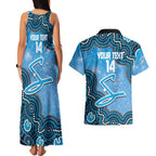 Adelaide Strikers NAIDOC Week 2026 Custom Couples Matching Tank Maxi Dress and Hawaiian Shirt 50 Years Deadly Indigenous Art Glitter Effect