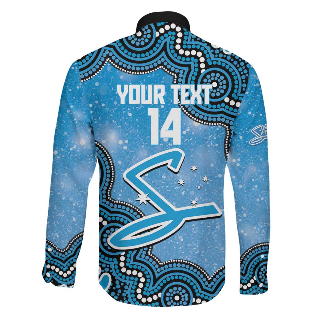 Adelaide Strikers NAIDOC Week 2026 Custom Family Matching Off Shoulder Maxi Dress and Hawaiian Shirt 50 Years Deadly Indigenous Art Glitter Effect