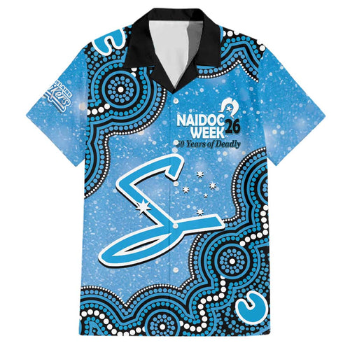 Adelaide Strikers NAIDOC Week 2026 Custom Family Matching Off Shoulder Short Dress and Hawaiian Shirt 50 Years Deadly Indigenous Art Glitter Effect