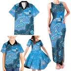 Adelaide Strikers NAIDOC Week 2026 Custom Family Matching Tank Maxi Dress and Hawaiian Shirt 50 Years Deadly Indigenous Art Glitter Effect