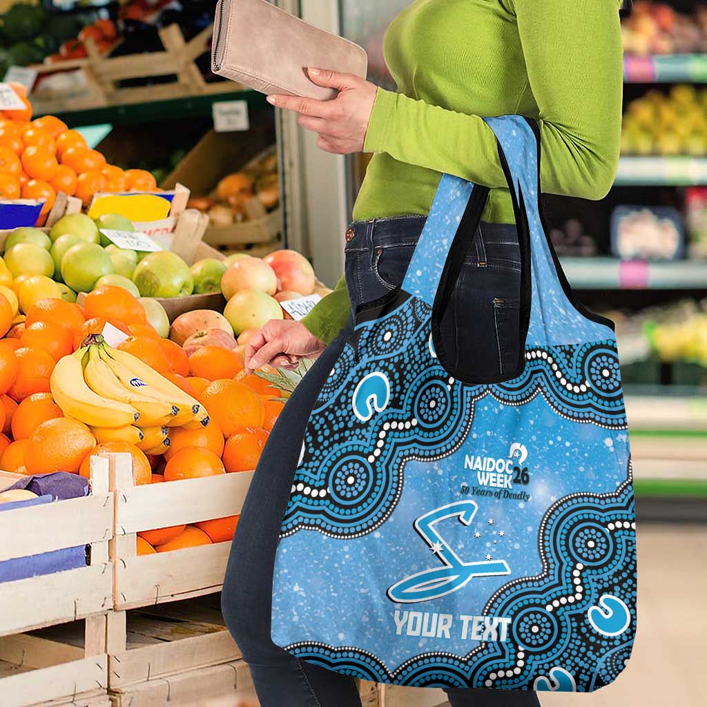 Adelaide Strikers NAIDOC Week 2026 Custom Grocery Bag 50 Years Deadly Indigenous Art Glitter Effect