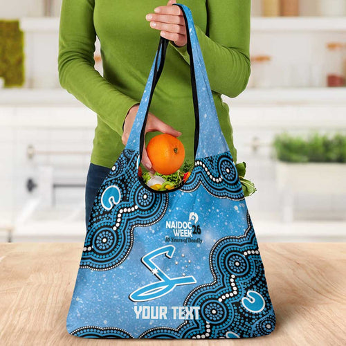 Adelaide Strikers NAIDOC Week 2026 Custom Grocery Bag 50 Years Deadly Indigenous Art Glitter Effect