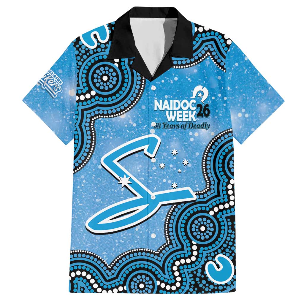 Adelaide Strikers NAIDOC Week 2026 Custom Hawaiian Shirt 50 Years Deadly Indigenous Art Glitter Effect