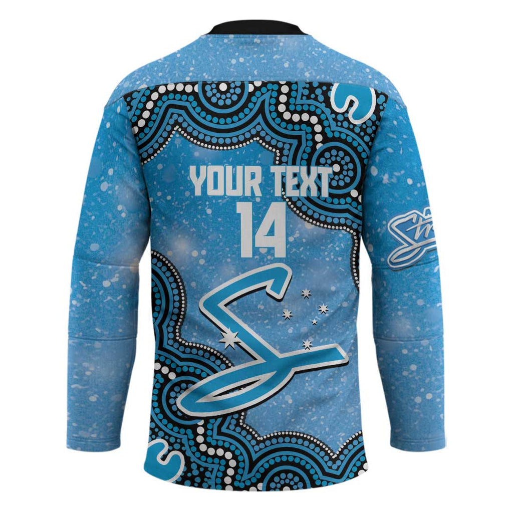 Adelaide Strikers NAIDOC Week 2026 Custom Hockey Jersey 50 Years Deadly Indigenous Art Glitter Effect