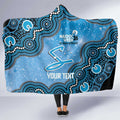Adelaide Strikers NAIDOC Week 2026 Custom Hooded Blanket 50 Years Deadly Indigenous Art Glitter Effect