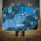 Adelaide Strikers NAIDOC Week 2026 Custom Hooded Blanket 50 Years Deadly Indigenous Art Glitter Effect