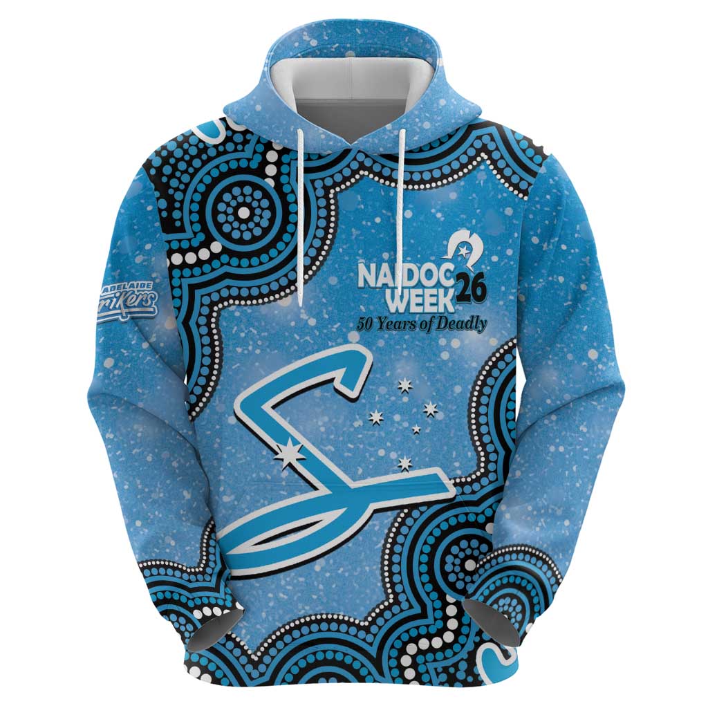 Adelaide Strikers NAIDOC Week 2026 Custom Hoodie 50 Years Deadly Indigenous Art Glitter Effect