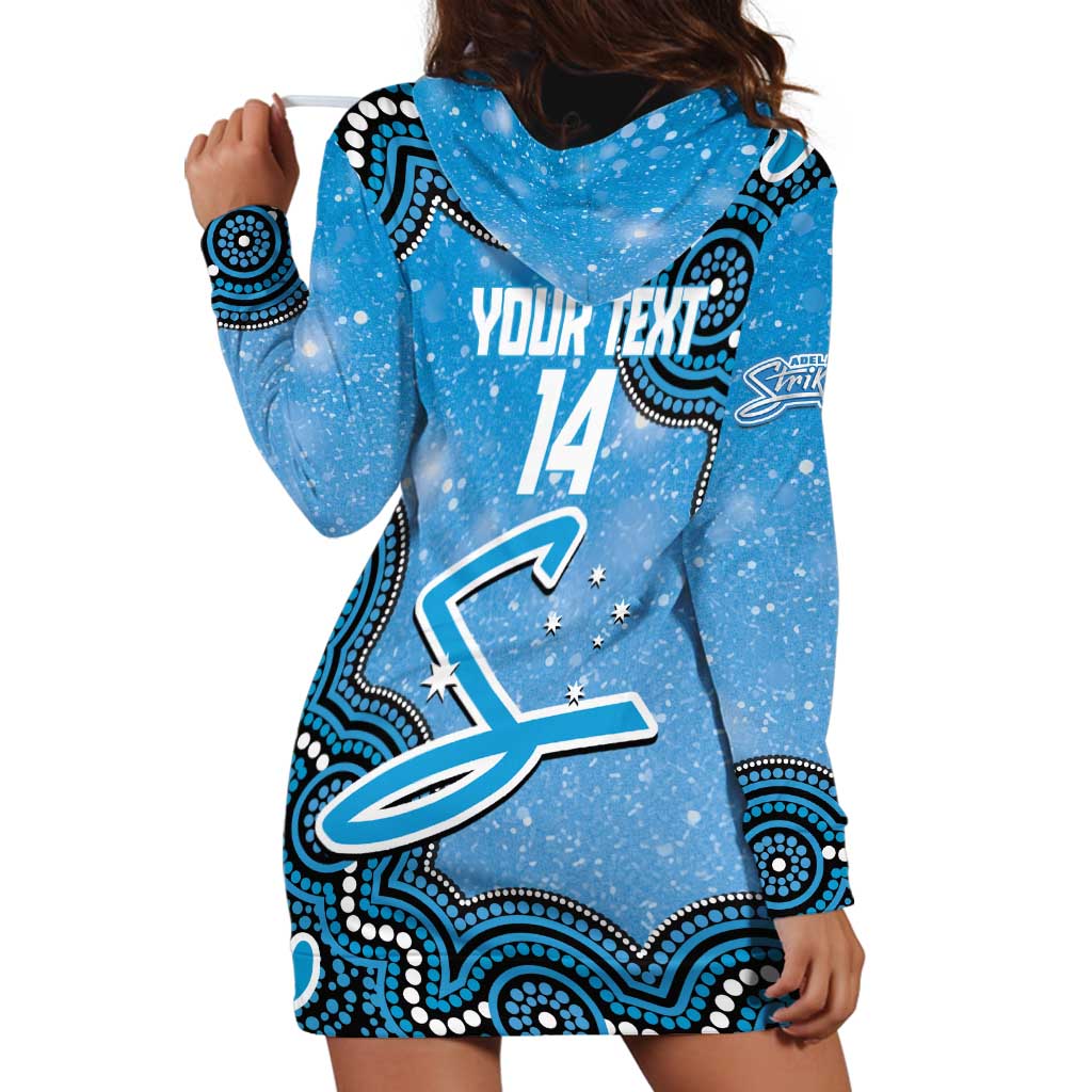 Adelaide Strikers NAIDOC Week 2026 Custom Hoodie Dress 50 Years Deadly Indigenous Art Glitter Effect