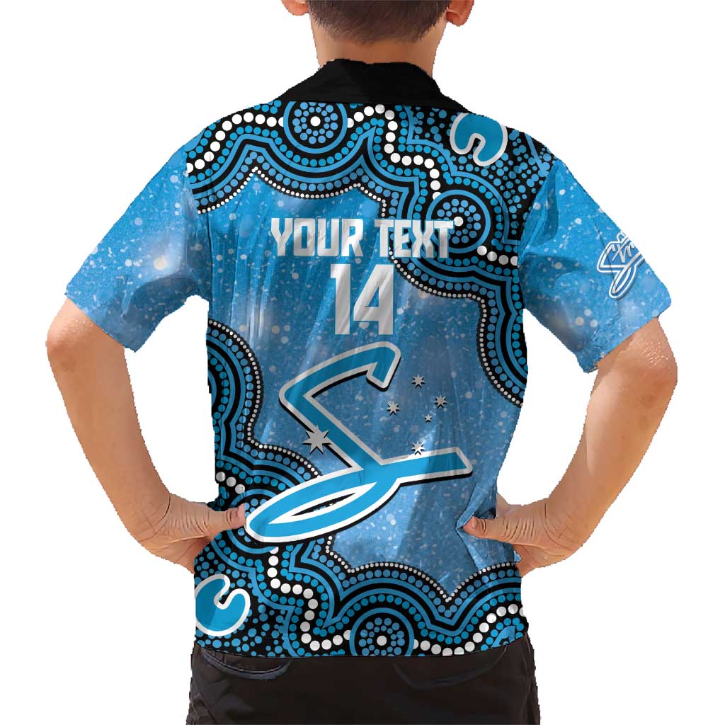 Adelaide Strikers NAIDOC Week 2026 Custom Kid Hawaiian Shirt 50 Years Deadly Indigenous Art Glitter Effect