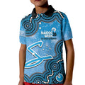 Adelaide Strikers NAIDOC Week 2026 Custom Kid Polo Shirt 50 Years Deadly Indigenous Art Glitter Effect