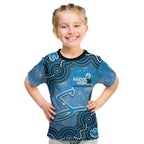 Adelaide Strikers NAIDOC Week 2026 Custom Kid T Shirt 50 Years Deadly Indigenous Art Glitter Effect