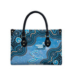Adelaide Strikers NAIDOC Week 2026 Custom Leather Bag 50 Years Deadly Indigenous Art Glitter Effect
