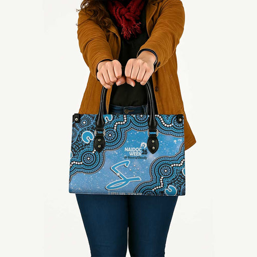 Adelaide Strikers NAIDOC Week 2026 Custom Leather Bag 50 Years Deadly Indigenous Art Glitter Effect