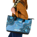 Adelaide Strikers NAIDOC Week 2026 Custom Leather Tote Bag 50 Years Deadly Indigenous Art Glitter Effect