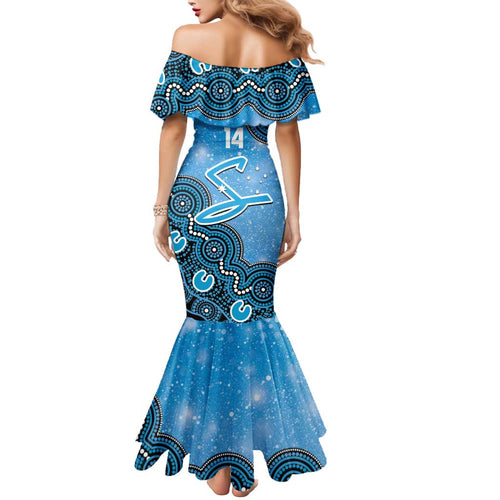 Adelaide Strikers NAIDOC Week 2026 Custom Mermaid Dress 50 Years Deadly Indigenous Art Glitter Effect