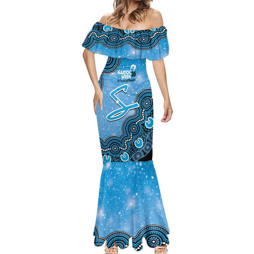 Adelaide Strikers NAIDOC Week 2026 Custom Mermaid Dress 50 Years Deadly Indigenous Art Glitter Effect