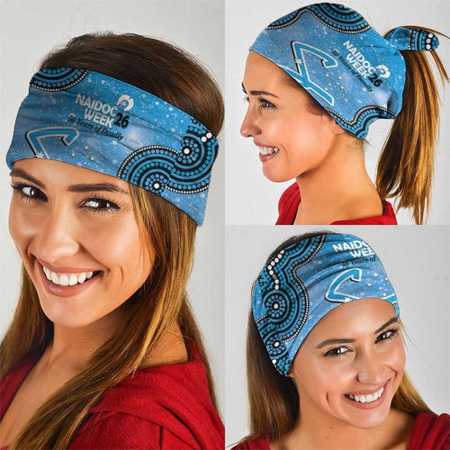 Adelaide Strikers NAIDOC Week 2026 Custom Neck Gaiter 50 Years Deadly Indigenous Art Glitter Effect