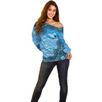Adelaide Strikers NAIDOC Week 2026 Custom Off Shoulder Sweater 50 Years Deadly Indigenous Art Glitter Effect