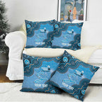 Adelaide Strikers NAIDOC Week 2026 Custom Pillow Cover 50 Years Deadly Indigenous Art Glitter Effect