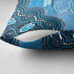 Adelaide Strikers NAIDOC Week 2026 Custom Pillow Cover 50 Years Deadly Indigenous Art Glitter Effect