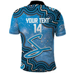 Adelaide Strikers NAIDOC Week 2026 Custom Polo Shirt 50 Years Deadly Indigenous Art Glitter Effect