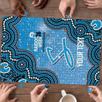 Adelaide Strikers NAIDOC Week 2026 Custom Puzzle 50 Years Deadly Indigenous Art Glitter Effect