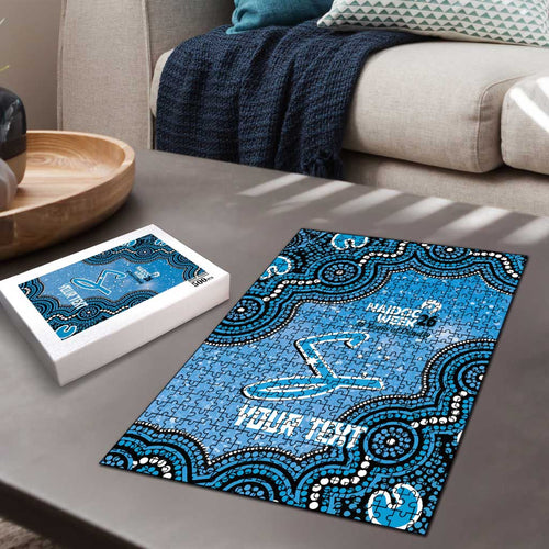 Adelaide Strikers NAIDOC Week 2026 Custom Puzzle 50 Years Deadly Indigenous Art Glitter Effect