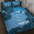 Adelaide Strikers NAIDOC Week 2026 Custom Quilt Bed Set 50 Years Deadly Indigenous Art Glitter Effect