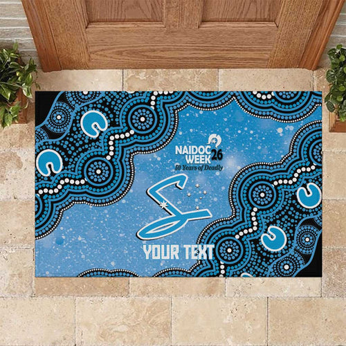 Adelaide Strikers NAIDOC Week 2026 Custom Rubber Doormat 50 Years Deadly Indigenous Art Glitter Effect