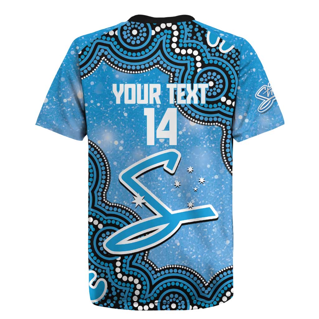Adelaide Strikers NAIDOC Week 2026 Custom Rugby Jersey 50 Years Deadly Indigenous Art Glitter Effect